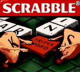 Scrabble title screen for GameBoy Color